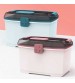 Double-Layer Multi-Functional Portable Medicine Storage Box First Aid Box 